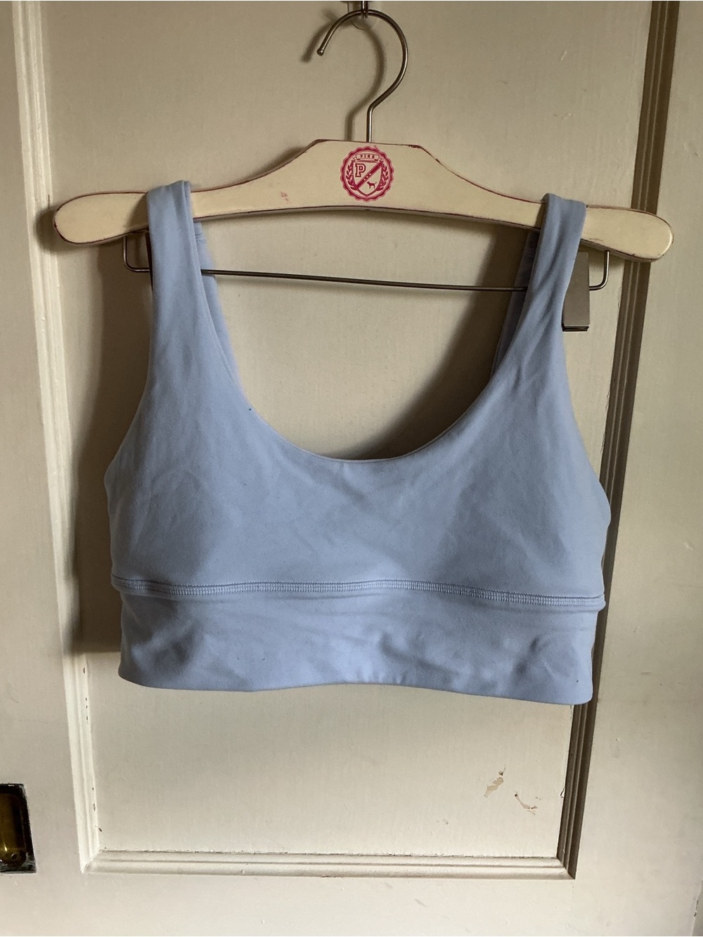 lululemon athletica Light Blue Scoop-Neck Bralette